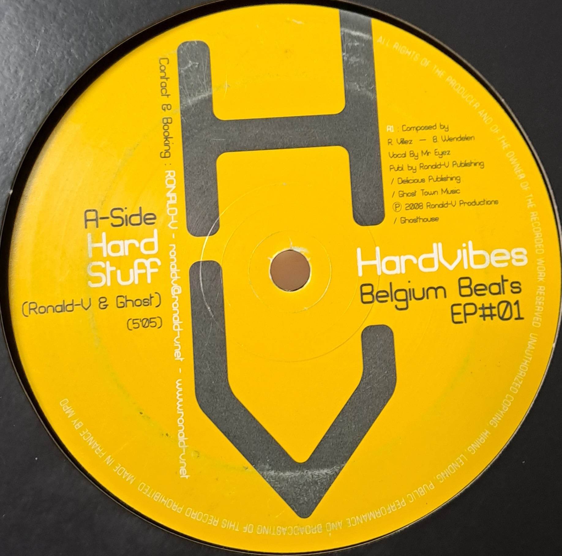 Hard Vibes 03 - vinyle hard techno